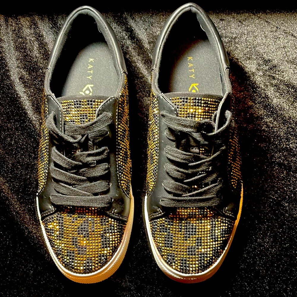Katy Perry Bling Leopardd Tennis Shoes